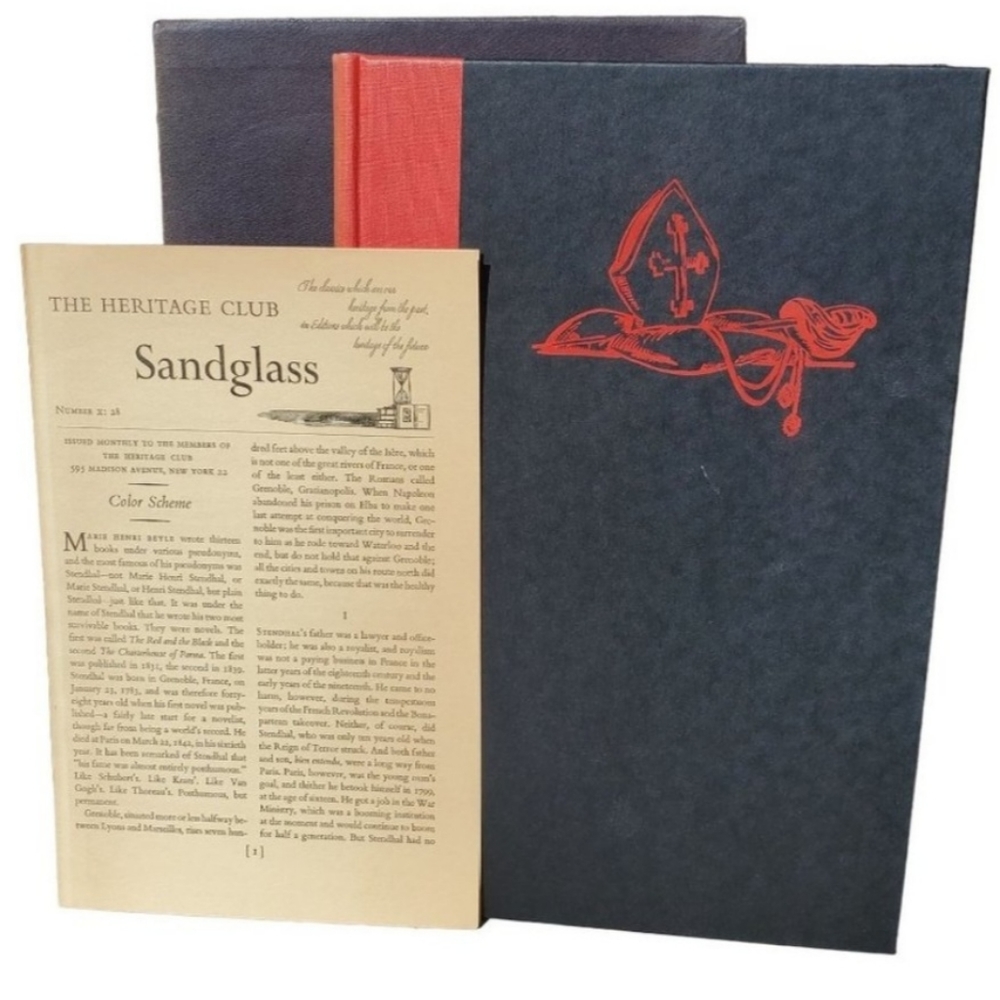 The Red and the Black by Marie-Henri Beyle (Stendhal) | Heritage Press 1954 Book